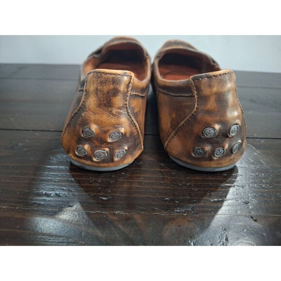 EUC Born Distressed Brown Leather Penny Loafers/Sz. 7.5M - Picture 7 of 10